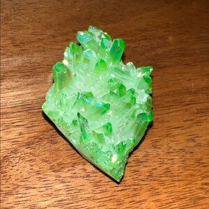 neon Green Crystal Cluster